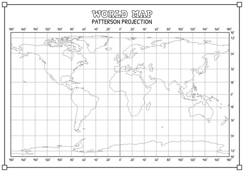 Printable World Map With Latitude And Longitude Free Printable Maps | Porn Sex Picture