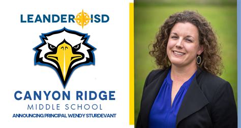 Announcing Wendy Sturdevant as Canyon Ridge Middle School Principal | Leander ISD News