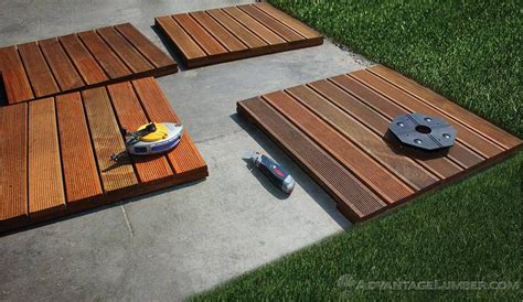 deck tiles installation Wood Deck Tiles, Ipe Wood Deck, Hardwood ...