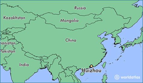 Where is Huizhou, China? / Huizhou, Guangdong Map - WorldAtlas.com