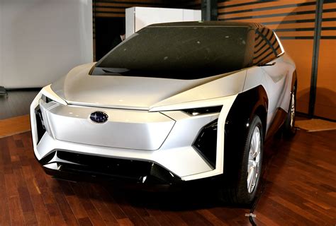 Subaru shows off an all-electric crossover concept Subaru EV crossover ...