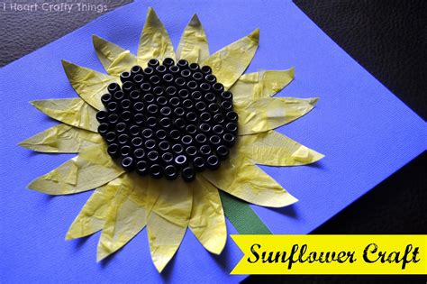 Sunflower Craft | I Heart Crafty Things