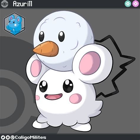 Regional Variant Azurill Ice Fairy Pokemon Fakemon : r/fakemon