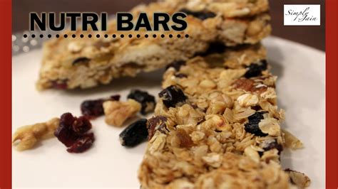 Nutri Bars | How To Make Nutri Bars | Healthy Recipes | Simply Jain ...