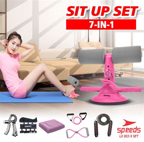 SPEEDS Sit Up Stand Set Alat Fitness Olahraga Gym 1 Set 7in1 022-5 ...