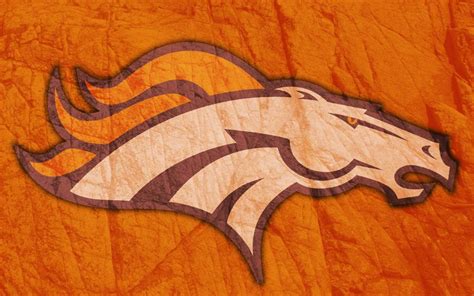 Download Denver Broncos Orange Horse Logo Wallpaper | Wallpapers.com