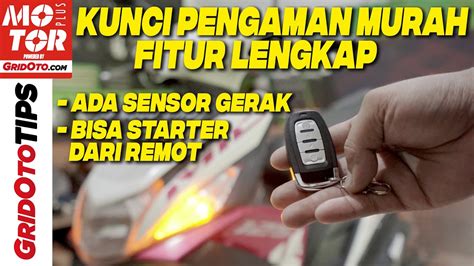 Kunci Pengaman Motor Anti Maling Murah | Gridoto Tips - YouTube