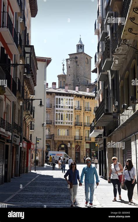 Pamplona spain old town hi-res stock photography and images - Alamy