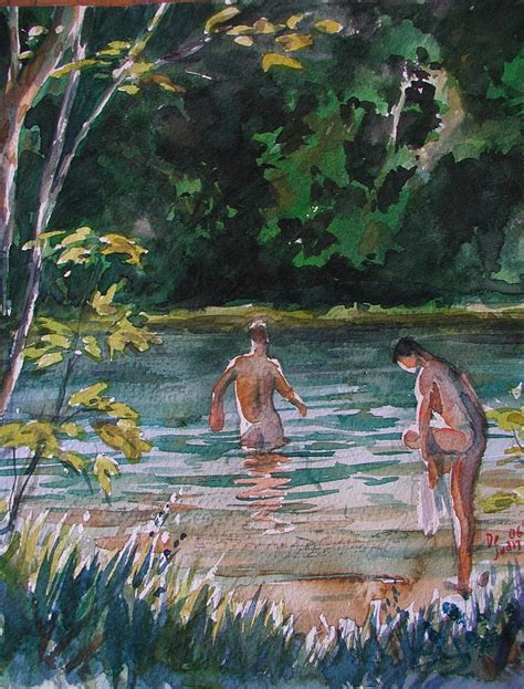 Bathers Painting by Jose De Juan - Pixels