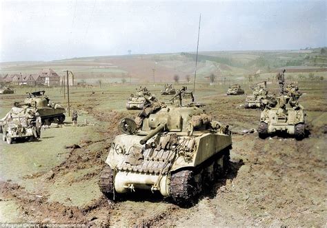 WWII tank photos revealed in amazing colour | Daily Mail Online