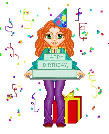 40th Birthday Animated Clipart Images