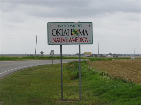 Oklahoma Welcome Sign by eon-krate32 on DeviantArt