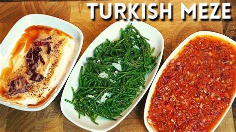 Easy and Quick Turkish Meze Recipes - Turkish Tapas - YouTube