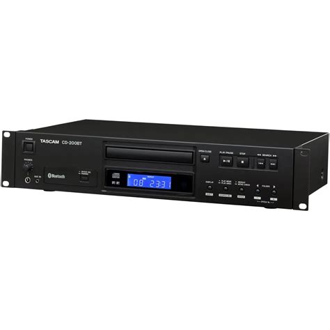 Tascam CD-200BT Rackmount Professional CD Player with Bluetooth Wirele – Interstate Music