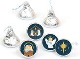 Big Dot of Happiness Holy Nativity - Manger Scene Religious Christmas Round Candy Sticker Favors ...