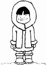 Eskimo Bring Coloring Pages Sharp Spear Clipartmag Drawing Sketch  sketch template