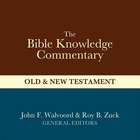 The Bible Knowledge Commentary (BKC) | Logos Bible Software