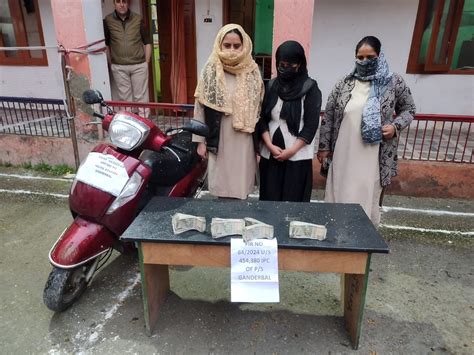 THEFT CASE SOLVED BY GANDERBAL POLICE; ACCUSED ARRESTED, CASH & SCOOTY RECOVERED FROM HER ...