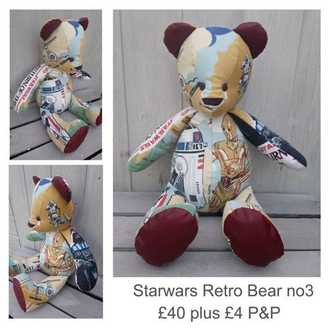 Star Wars Retro Bear | Star wars fabric, Retro, Bear