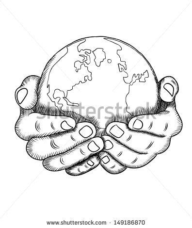 tattoo of hands holding the world - businessvanhirepurchase