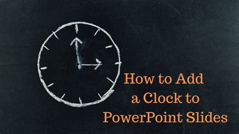 How to Add an Animated Clock to PowerPoint Slides - Free Technology For Teachers