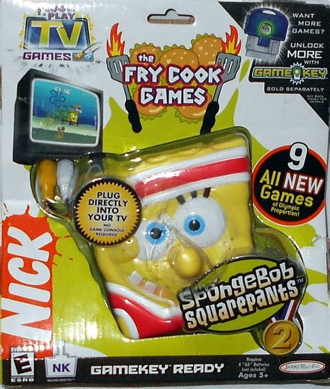 TV Games Jakks Pacific Spongebob Squarepants: Plug & Play II : Amazon ...