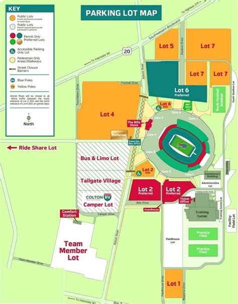 Ralph Wilson Stadium Seating Plan, Ticket Price, Parking Map,