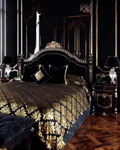 20+ Black And Gold Bedroom