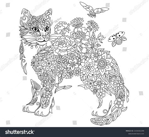 5.890 Mandala Cats Images, Stock Photos, 3D objects, & Vectors ...