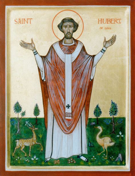 St Hubert of Liege - Aidan Hart Sacred Icons