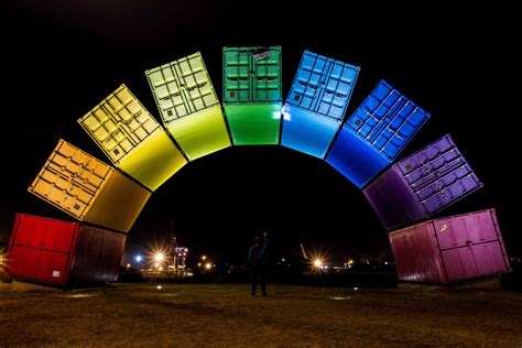 Shipping Container as Iconic Art Installations Around the World