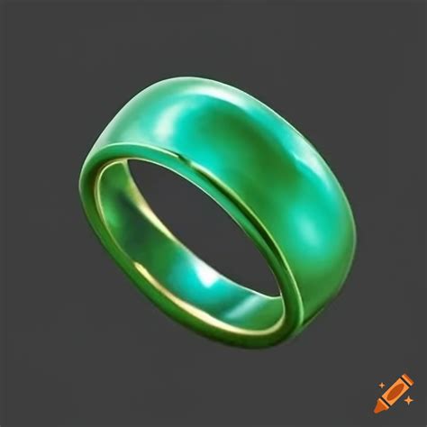 Green metal ring on Craiyon