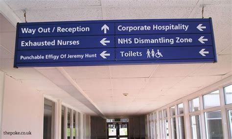 NHS Staff 'Sign Hack' Their Own Hospitals | Hospital signs, Nhs, Hospital