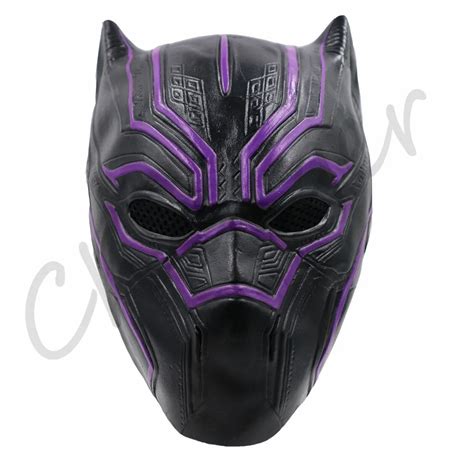 New Black Panther Mask Cosplay Movie Infinity War for Halloween Party ...