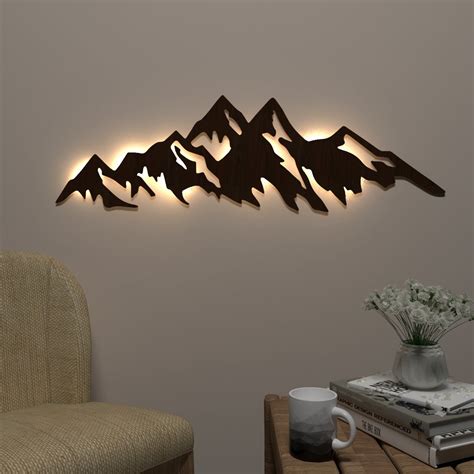 Playful Elephant Baby Backlit Wooden Wall Décor - WallMantra