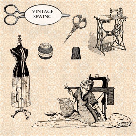 Vintage Sewing & Dressmaking Free Stock Photo - Public Domain Pictures