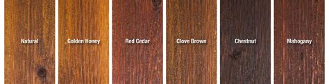 Stain Colors - One Time Wood