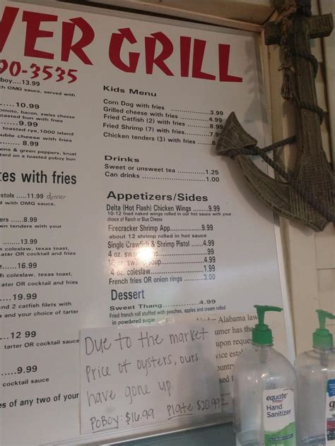 Menu at Grill 32 restaurant, Fairhope, Co Rd 32