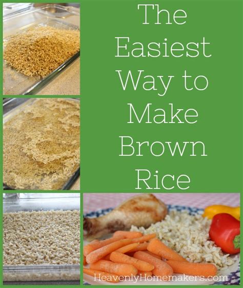 The Easiest Way to Make Brown Rice | Heavenly Homemakers