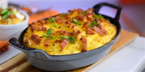 Sunny Anderson's Twice Baked Potato Au Gratin Recipe