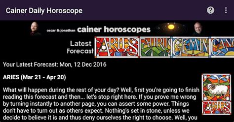 Cainer Daily Horoscopes - Apps on Google Play