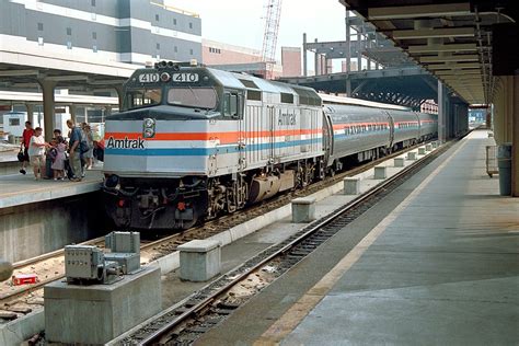 Amtrak 410 at Boston South Station, July 1994 | This is the … | Flickr