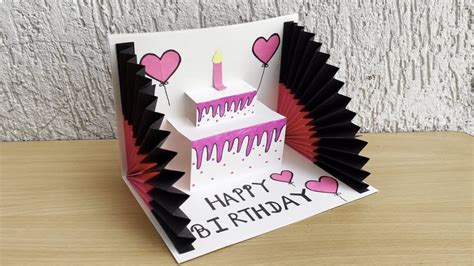 Diy Easy Pop Up Birthday Card | Hot Sex Picture