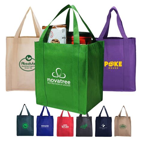 Reusable Shopping Tote Bags with Printed Logo