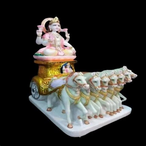 Marble Surya Dev Statue, Temple at Rs 28000 in Jaipur | ID: 19680854255