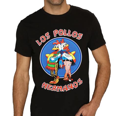 Mens Los Pollos Hermanos Breaking Bad Chicken Brothers Black T shirt Men's T Shirt tshirt Men ...