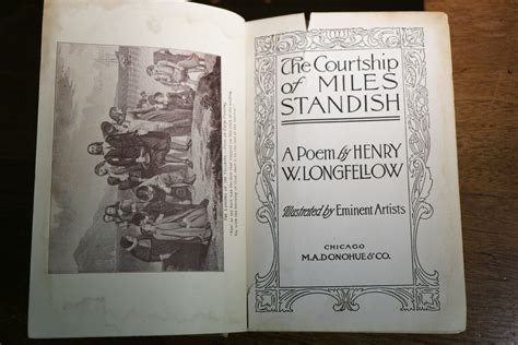 The Courtship of Miles Standish: A Poem by Henry Wadsworth - Etsy