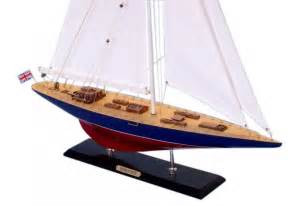 J Class Yacht Ranger, 1937 America's Cup J Yacht Ranger Wooden Sailboat Model