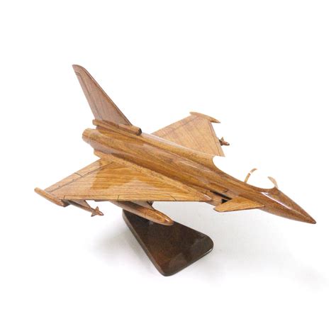 Eurofighter Typhoon - Combat aircraft Mahogany Wooden Model