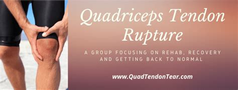 What is the Recovery Timeline for a Quadriceps Tendon Rupture ...